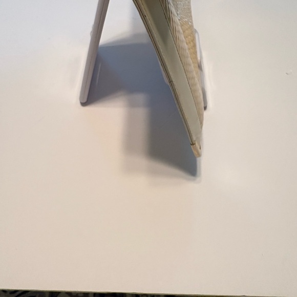 Clutch Koret Lizard Skin Cream & White Signature Handbag Metal Clasp Vintage - Picture 13 of 15